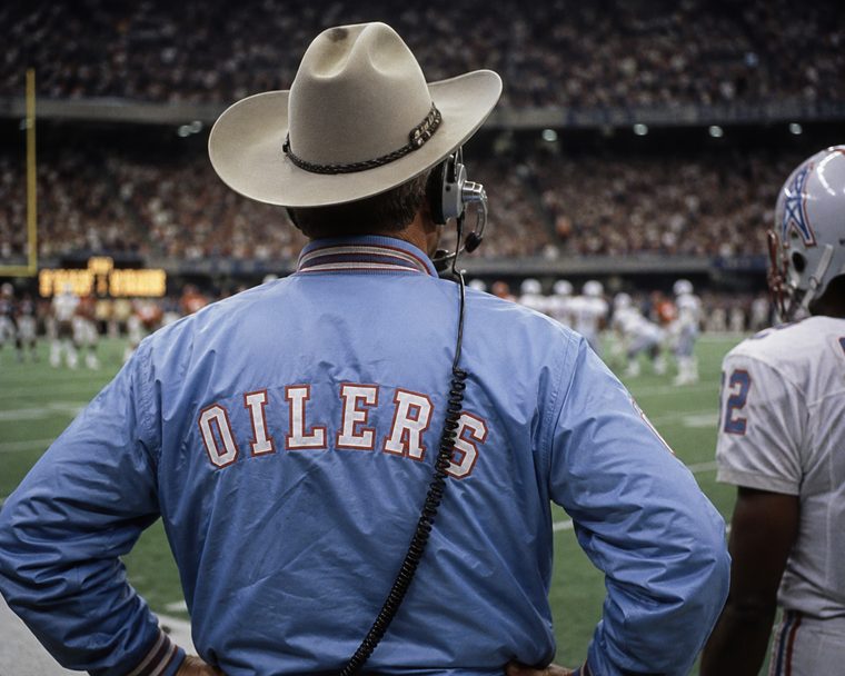 Houston Oilers &mdash; Bum Phillips: kick the door in