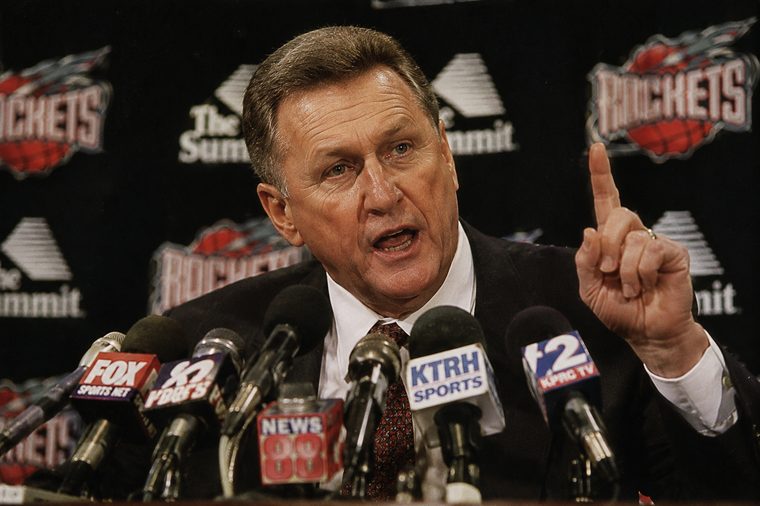 Houston Rockets &mdash; Rudy Tomjanovich   never underestimate the heart of a champion